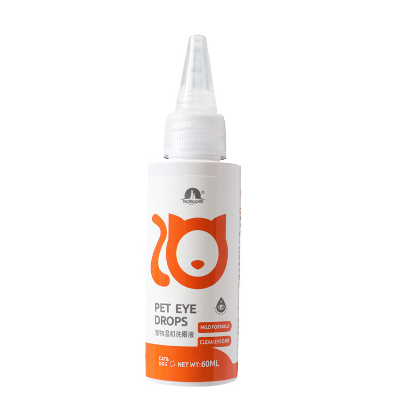 Gotas para los ojos para mascotas Gatos y perros para eliminar las heces de los ojos especial para gatos lavado de ojos golden retriever Teddy Tears Cleaner