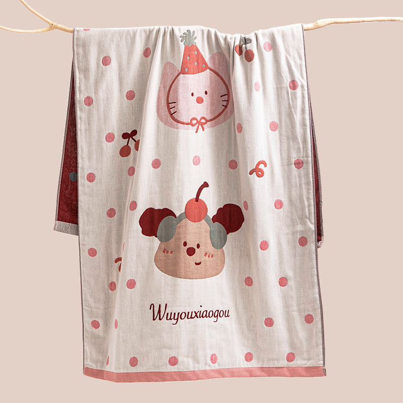 Pure Cotton Gauze Large Bath Towel, Class A, 5-Layer, Extra Large and Thickened Bath Towel, All-Cotton for Children and Adults, Household Pure Cotton Bath Towel Pure Cotton Gauze Large Bath Towel, Class A, 5-Layer, Extra Large and Thickened Bath Towel, All-Cotton for Children and Adults, Household Pure Cotton Bath Towel