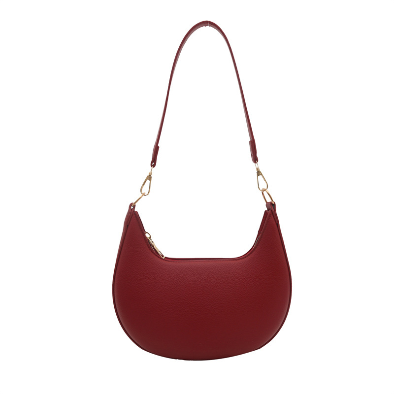 2025 primavera y verano nueva moda ocio media luna bolso bolso de nicho bolso de mujer minimalista bolso de hombro axilar