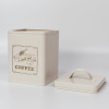 Retro square coffee tea, storage system, jewelry