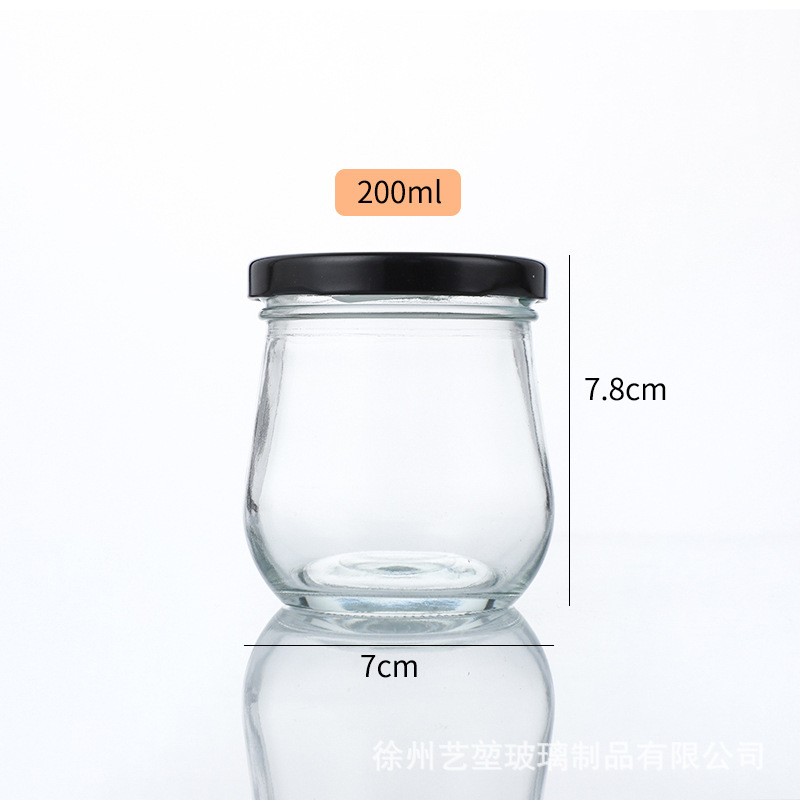 企鹅燕窝瓶马口铁盖密封玻璃瓶小容量多规格食品包装瓶耐高温空瓶|undefined