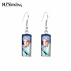 Fashionable earrings stainless steel, accessory, European style, wholesale