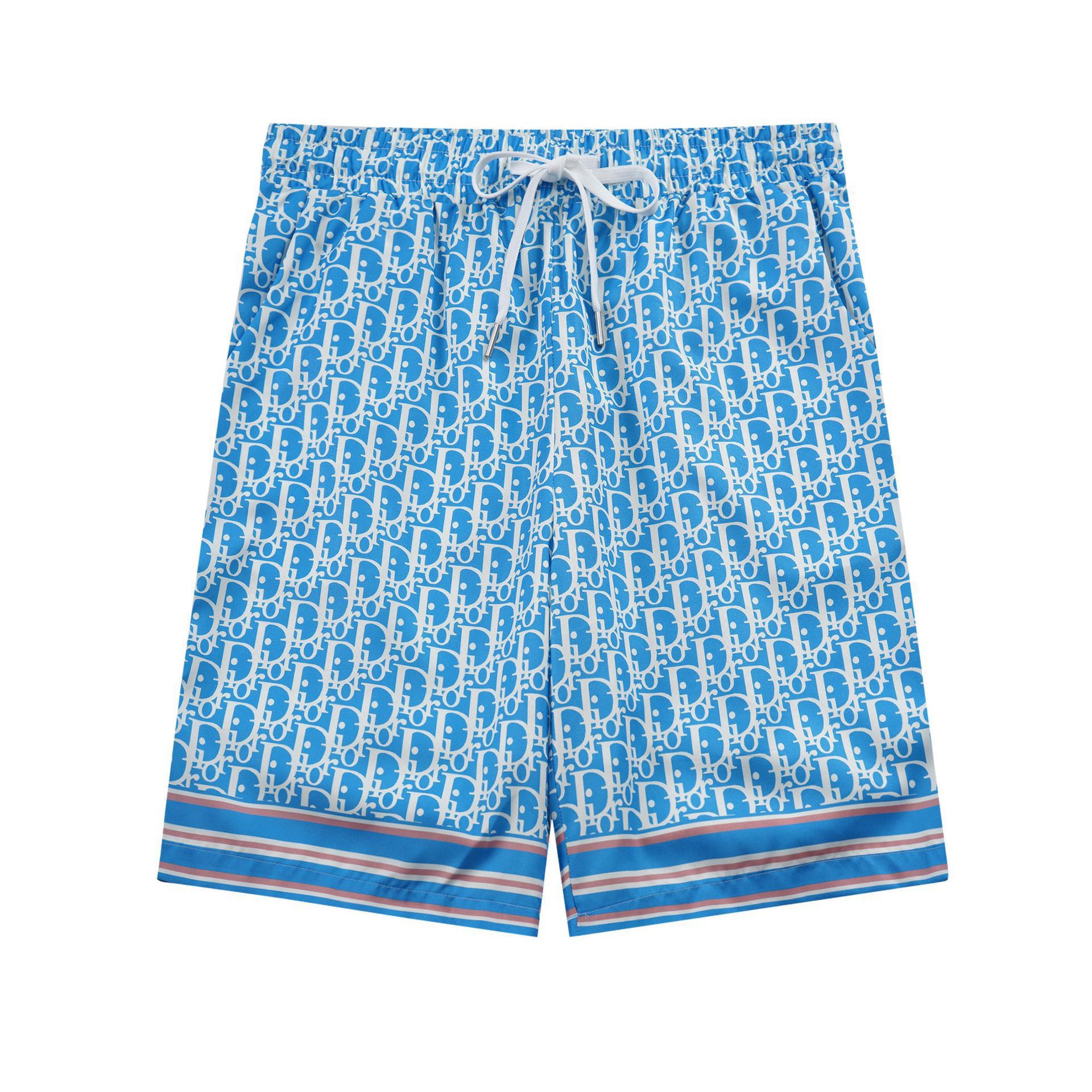 Transfronterizo de verano Amiri set clásico impresión de caju amiri camisa corta casual ropa deportiva para hombres y mujeres