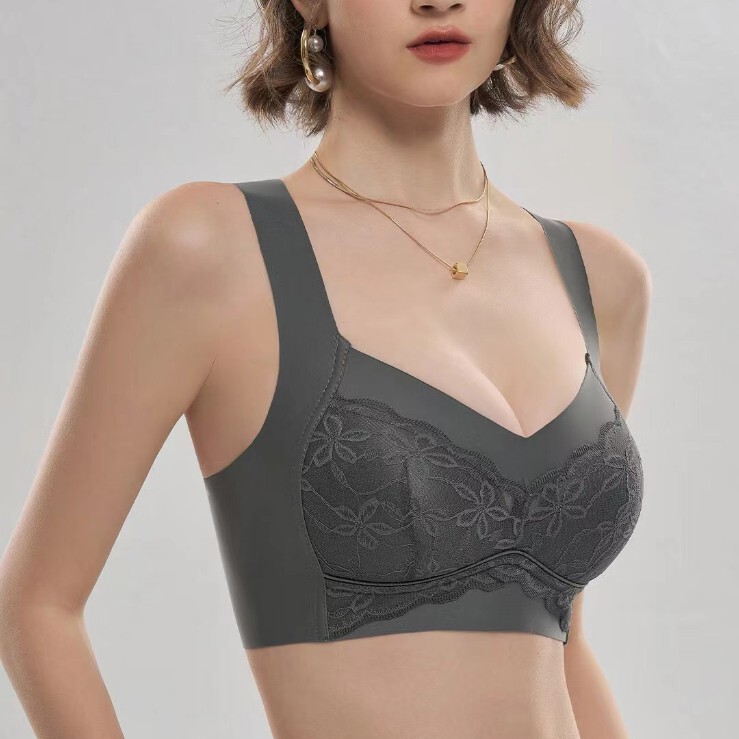 Hua Zhiya 8813 Soft Baby Cotton Bra Manufacturer Direct Supply Side Boneless Lace Cup Push-Up Bra Hua Zhiya 8813 Soft Baby Cotton Bra Manufacturer Direct Supply Side Boneless Lace Cup Push-Up Bra