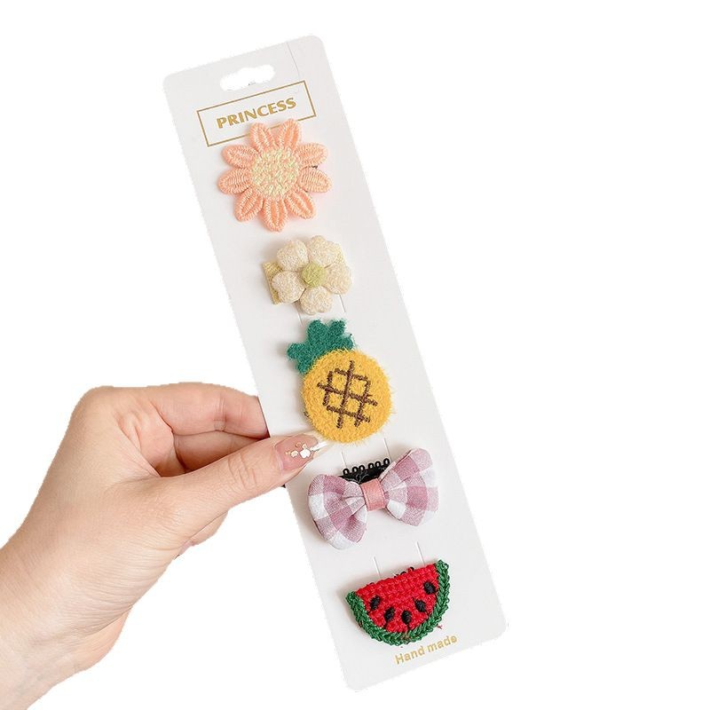 2025 nuevo peinado de cabello de bebé pequeño clip de cabello para niñas no lastimar clip de cabello para bebés pelo fetal sudor clip de cabello