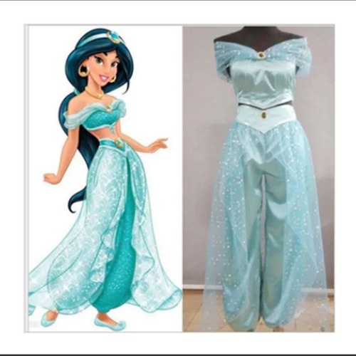 Wholesale Adult Cosplay Costume of Princess Jasmine from Aladdin's Magic Lamp