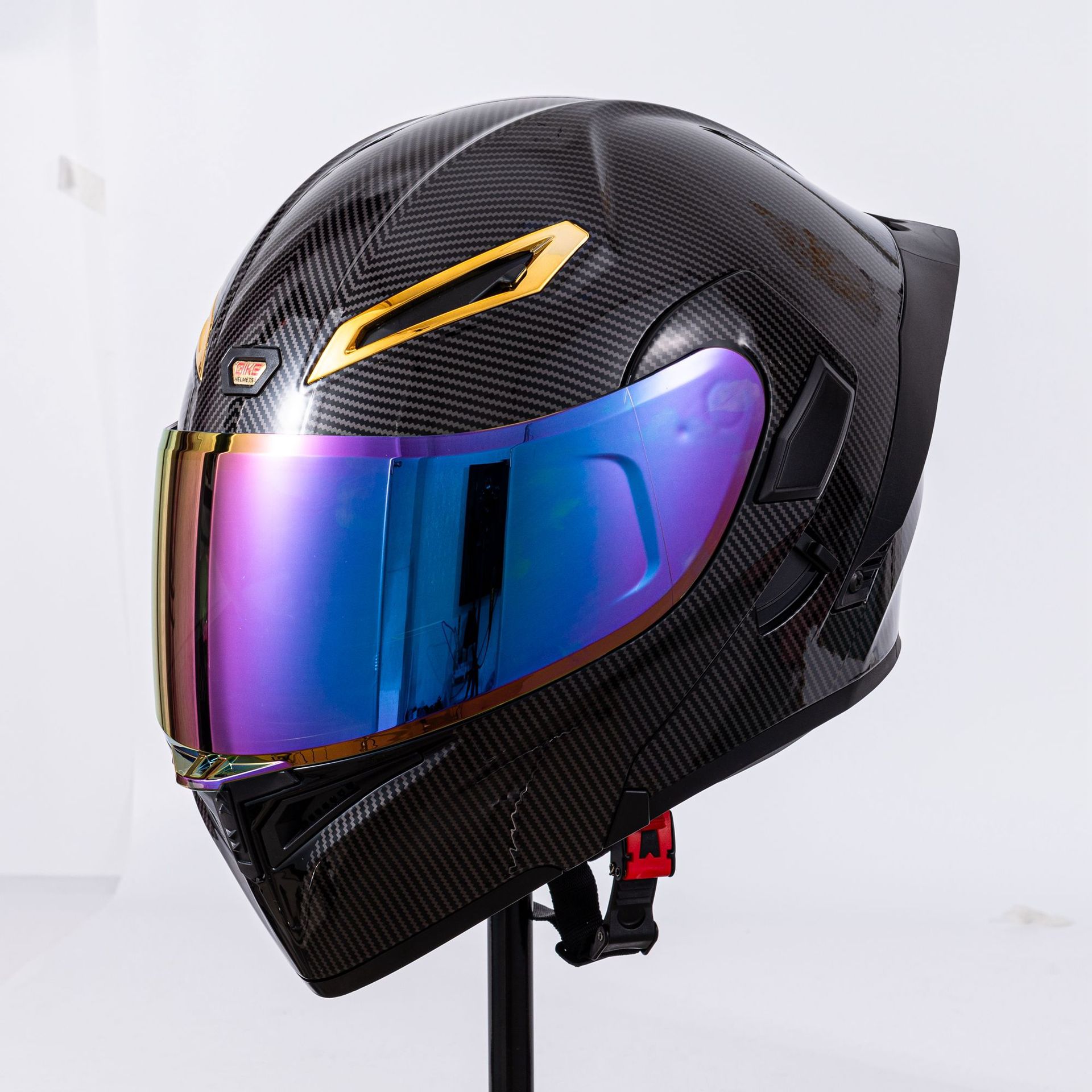 MP01 퓨어 카본 패턴 블루 렌즈