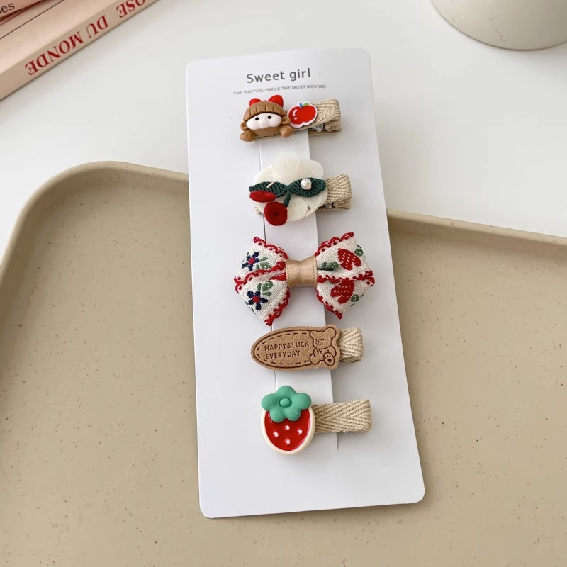 Las horquillas de color café para bebés no dañan el sudor, las pinzas para el cabello, los niños, los lindos clips, los sombreros, las mujeres 2025, las nuevas horquillas al por mayor