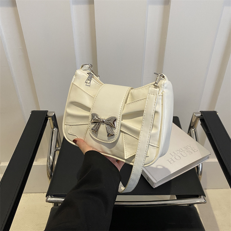 Fashionable universal trend underarm bag with bow