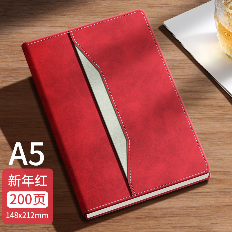 A5 cuaderno de negocios personalizado logotipo de alto valor facial cuaderno de oficina notas de reuniones diarios papelería al por mayor