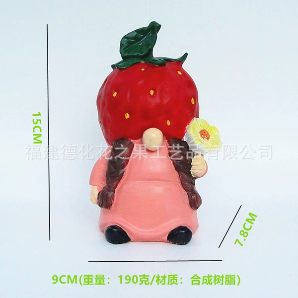 Garden Strawberry Gnome B