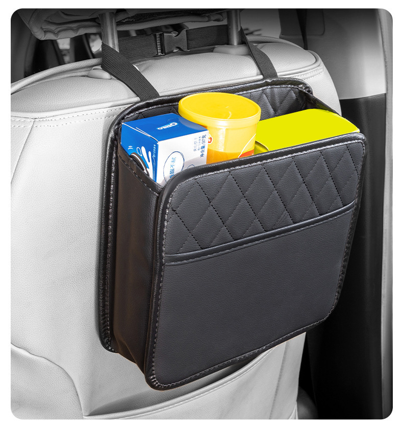 Car seat back storage bag, hanging bag, multifunctional car storage box, in-car accessories, rear seat back storage rack