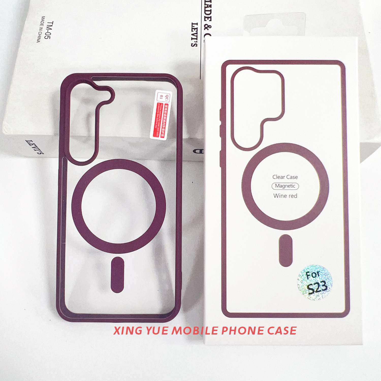 Funda magnética transparente para teléfono Samsung S25 Ultra, compatible con carga inalámbrica, protector de color, funda protectora A15, venta al por mayor transfronteriza