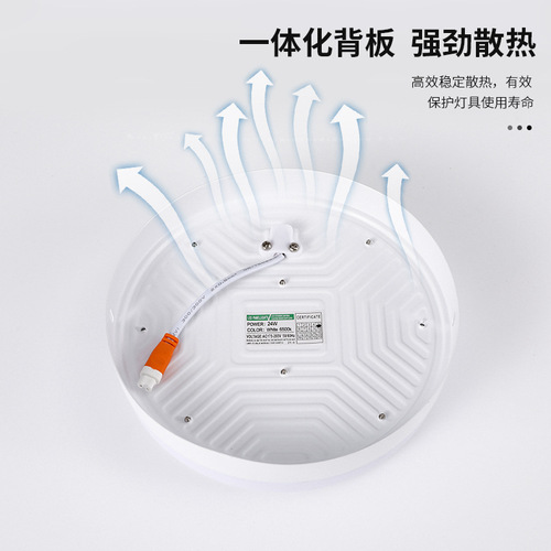 LED built-in borderless large glow panel light ceiling light square ceiling light round simple pendant light ambiance light