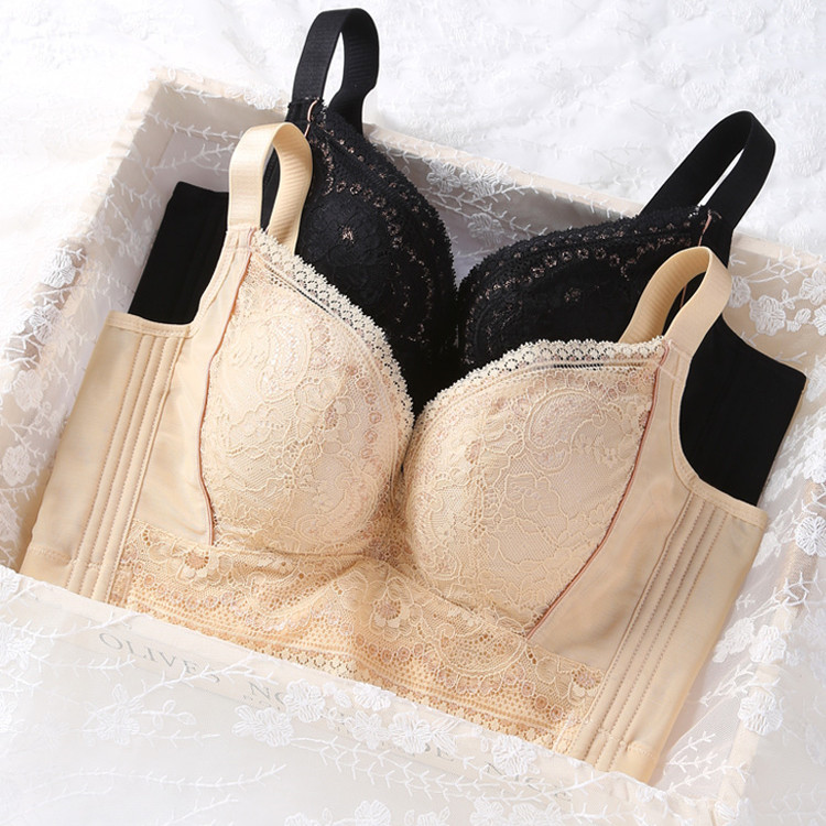 調整型內衣小胸顯大聚攏收副乳文胸平胸專用矯正外擴下垂上托胸罩