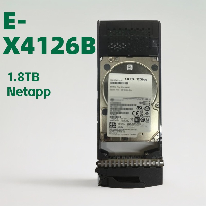 E-X4126B New Netapp 1.8Tb Sas 12Gbps 2.5inch Server Internal Hard Drive