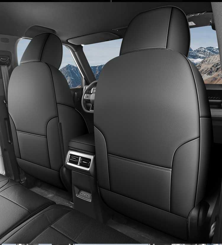 Suitable for Chery Fengyun X3L/PLUS, these are all-season, full-coverage car seat covers made of leather