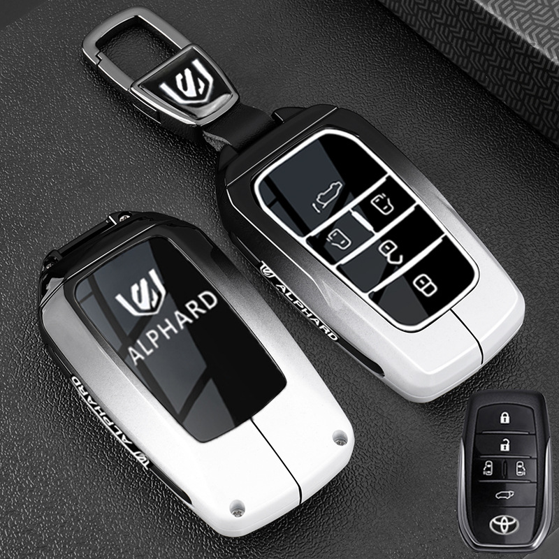 Suitable for 25 Toyota Alfa Key Covers and 23 Alfa Premium Version Car Metal Key Shell Buckle Bags