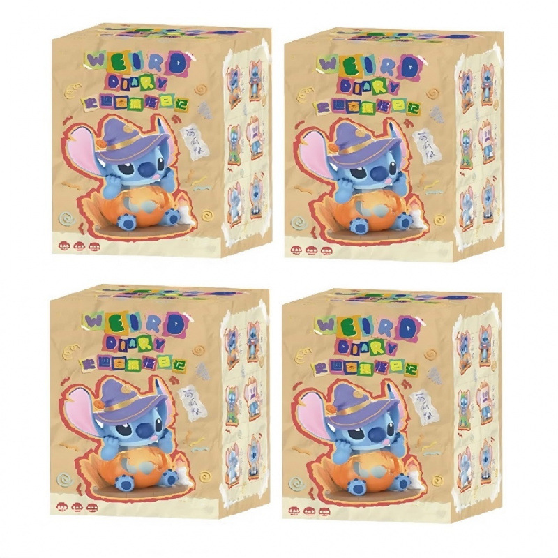 Stitch serie de diario divertido caja ciega Stitch muñeca de juego de moda decoración de escritorio muñeca muñeca regalo de niña