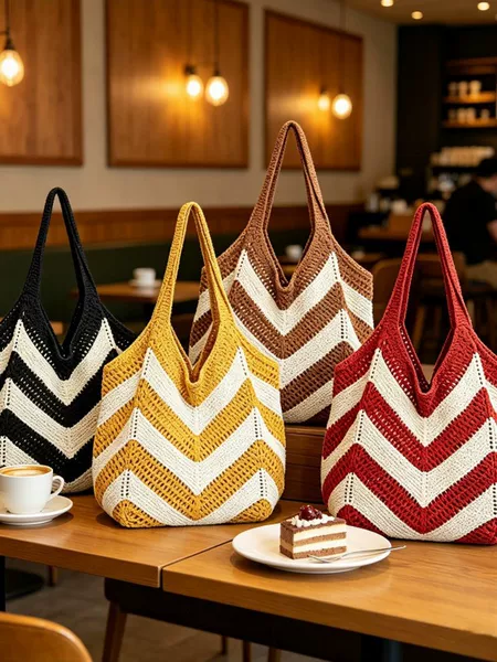 Knitted Bag New Trend Women's Shoulder Bag Cross-Border Style Underarm High-Quality Texture Large Capacity Women's Crossbody Bag