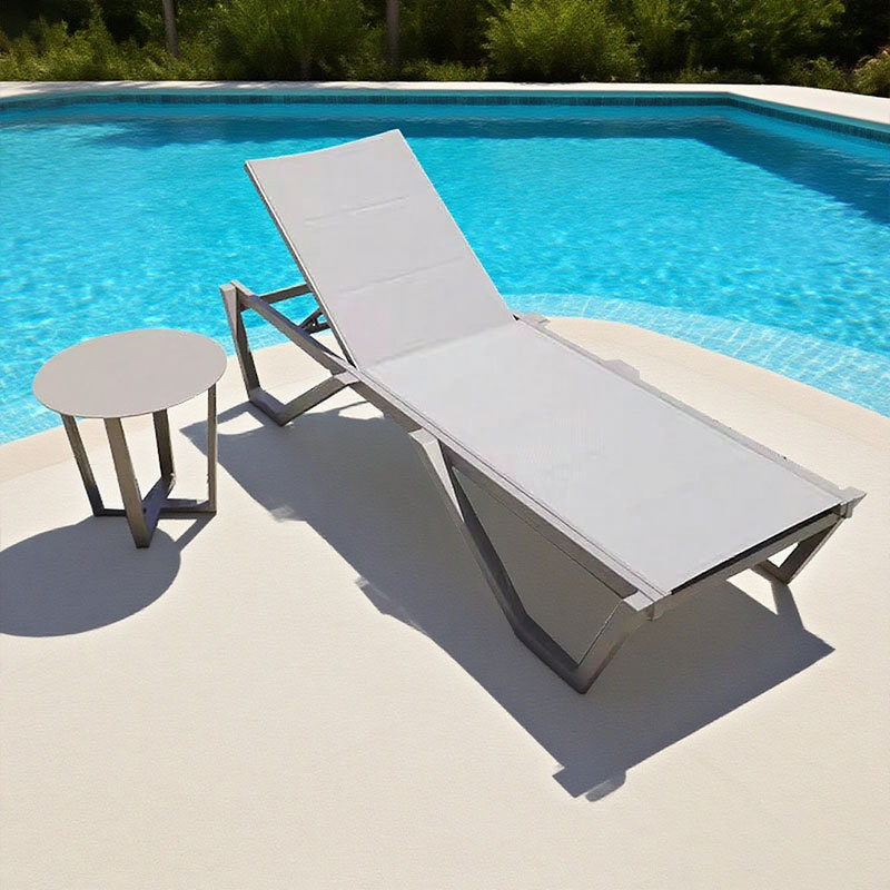Piscina al aire libre Hotel Residencial piscina ocio sillón impermeable patio al aire libre frente al mar silla de playa al por mayor