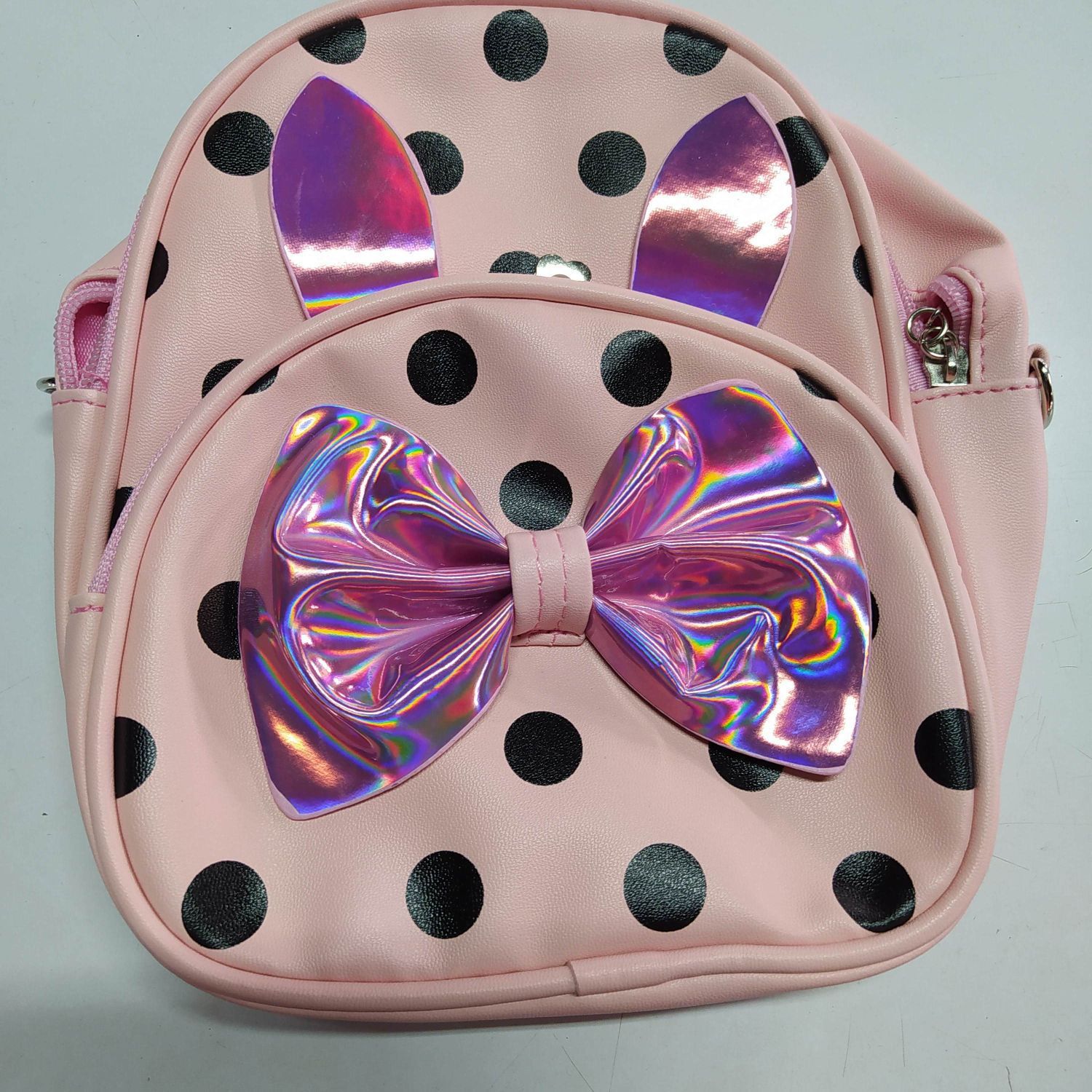 2019 nuevos niños mini mochila de dibujos animados lindo conejo arco hombro bolsa de mensajero princesa mochila