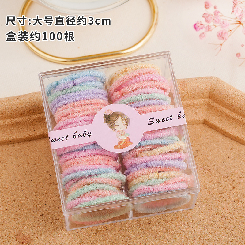 Banda de goma para niñas y niños no duele el cabello banda de goma elástica niña bebé banda de pelo lindo niña tocado