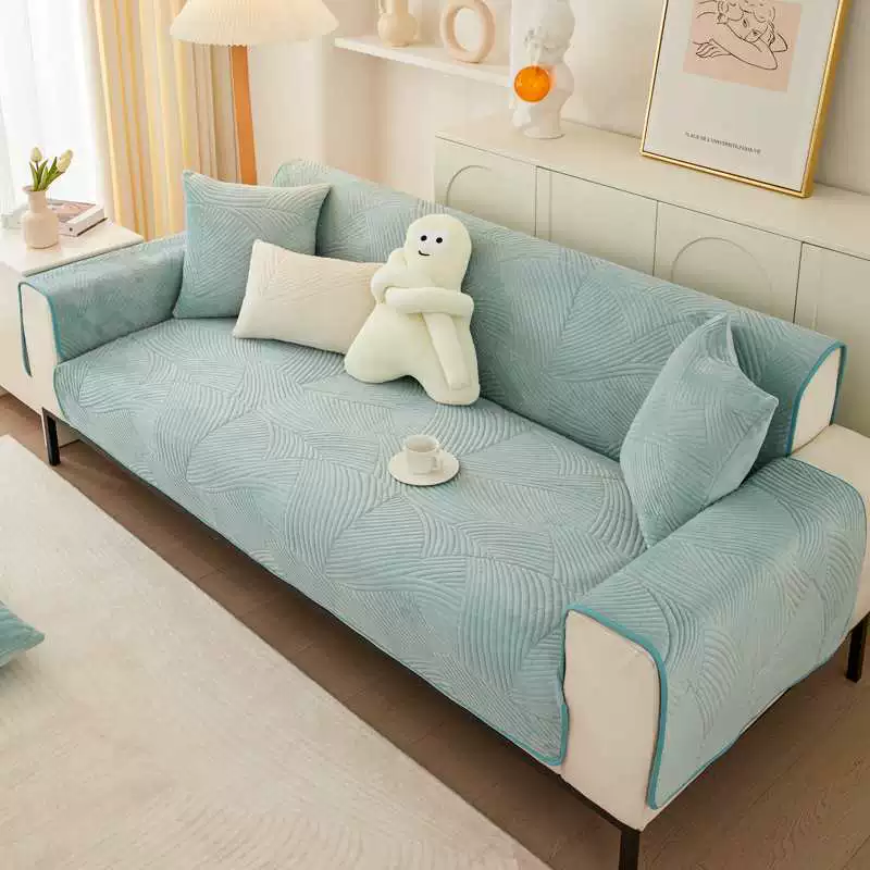 Plush winter non-slip sofa, pillow, increased thickness, new collection