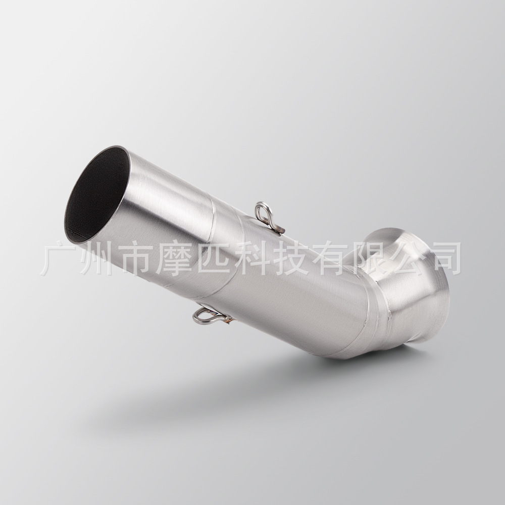 Motorcycle modification is suitable for Hyperstrada hacker 821 mid-tail stainless steel 2013-2018