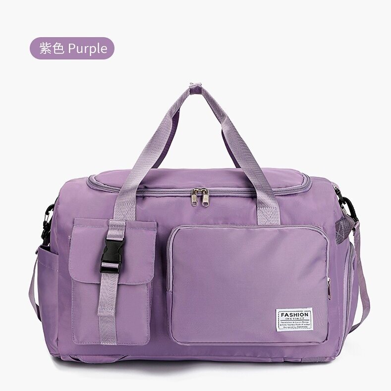 Bolsa de viaje de gran capacidad de entrenamiento deportivo femenino bolsa de fitness multifuncional mochila portátil de hombro bolsa de viaje corto