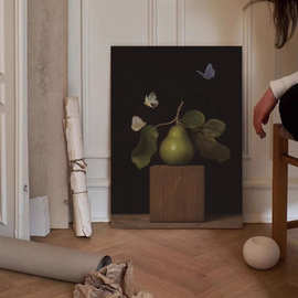 现代简约静物挂画墙画客厅餐厅入户玄关画沙发背景墙高档艺术油画