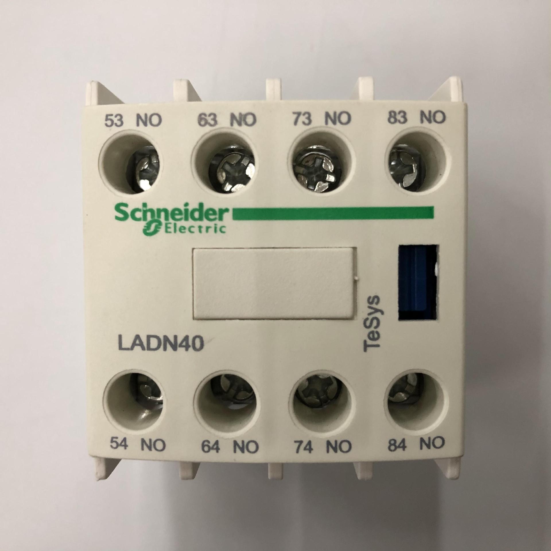 原装正品LADN40C 4常开Schneider接触器辅助触头模块