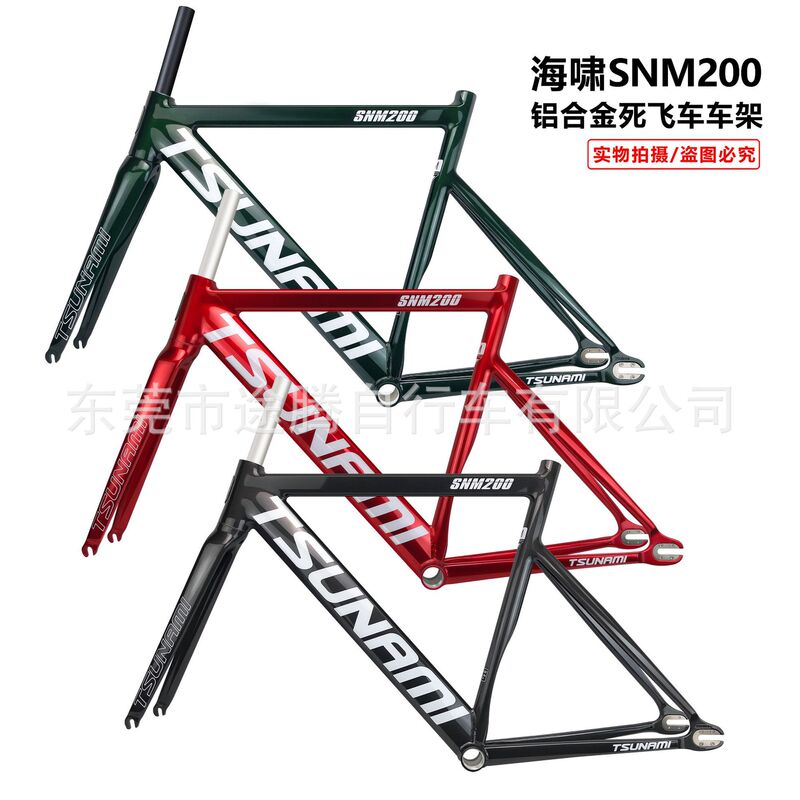 Tsunami Tsunami Dead Fly Frame Speed ​​Na Mi Snm200 Bicycle Frame Aluminum Alloy Racing Track Frame
