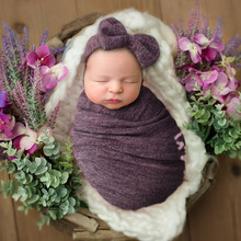 新款满月摄影拍照道具 婴儿产房巾裹布宝宝包裹布儿童防惊跳抱被