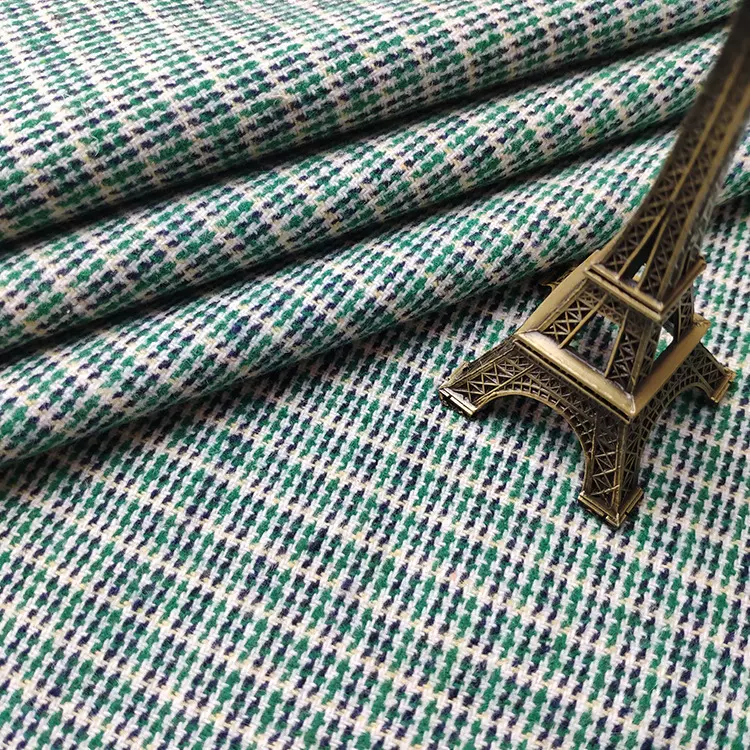 半精仿七彩毛呢面料 各类大衣外套箱包布料 柔软耐磨不起球