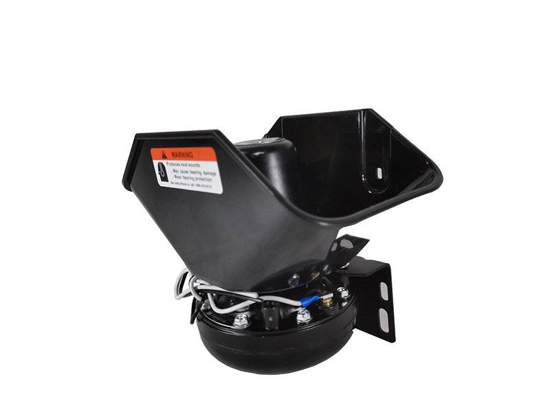 12V Car Alarm Speaker 200W High-Power Loudspeaker Siren Speaker Slanted Design Black Horn Speaker