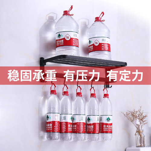 304 stainless steel towel rack, punch-free bath towel rack, folding bathroom storage rack, hotel hardware pendant