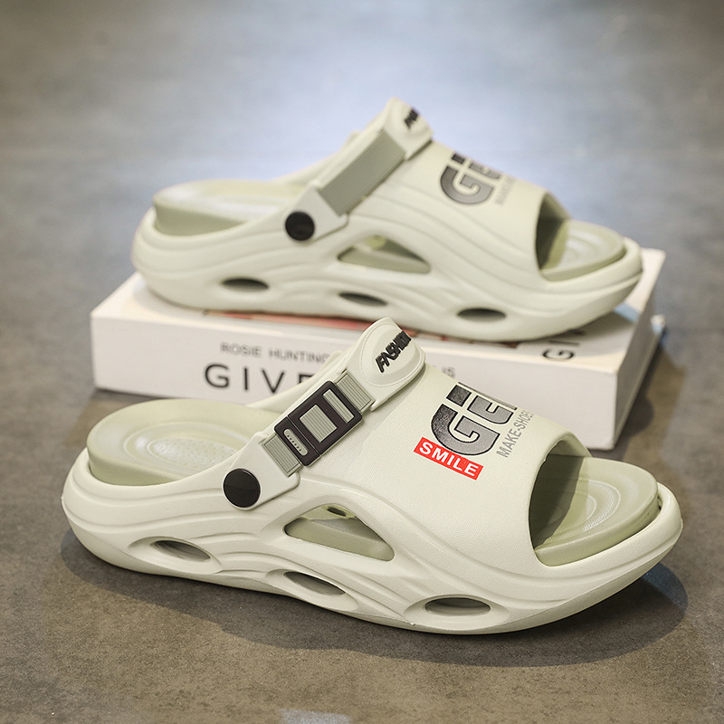 Sandals Men's New Summer Thick-Soled Outer Beach Shoes Non-Slip Wear-Resistant Dual-Purpose Outdoor Leisure Sports Sandals and Slippers Sandals Men's New Summer Thick-Soled Outer Beach Shoes Non-Slip Wear-Resistant Dual-Purpose Outdoor Leisure Sports Sandals and Slippers