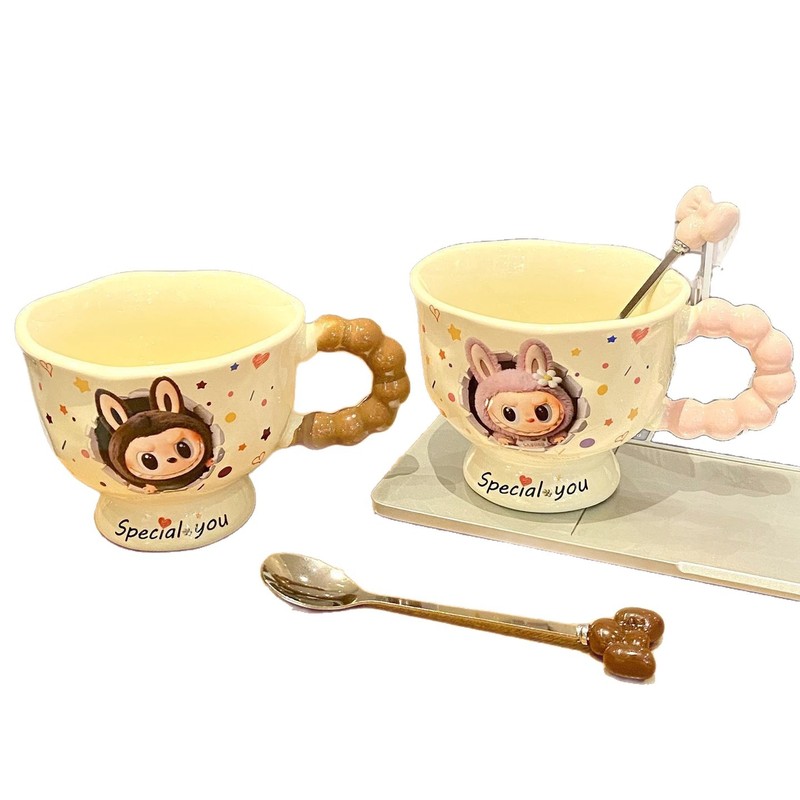 高颜值ins马克杯小布布情侣杯子生日礼物陶瓷水杯女生伴手礼品|undefined