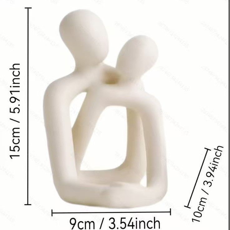 Figuras abstractas artísticas nórdicas parejas decoraciones lámparas nocturnas temas de hogar dormitorio decoraciones de entrada regalos de cumpleaños