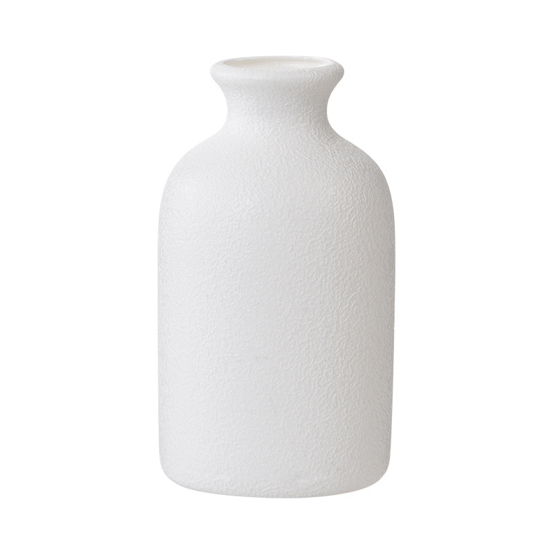 厂家批发仿陶瓷塑料花瓶桌面摆件复古花器小号插花家居饰品水培花|undefined