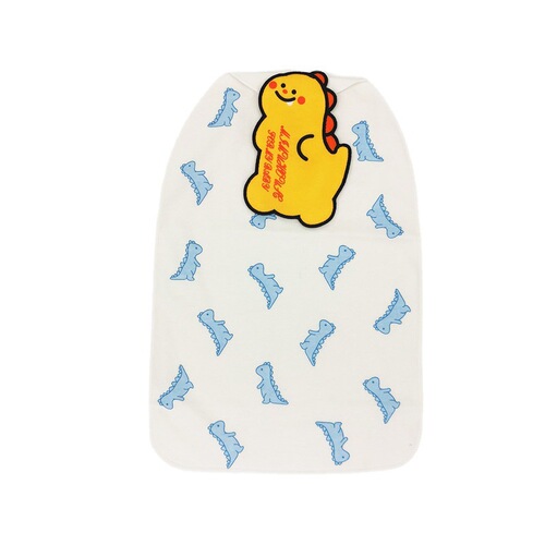 New ins Korean pure cotton children's sweat towel baby sweat absorbent towel kindergarten baby enlarged cartoon pad sling