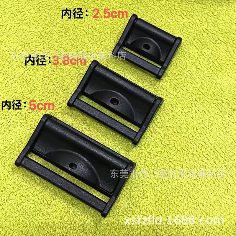 Manufacturer Supplies Multi-Size Nylon Press Buckle 1inch Plastic Press Buckle 3.8cm Plastic Press Buckle 5cm Luggage Accessories