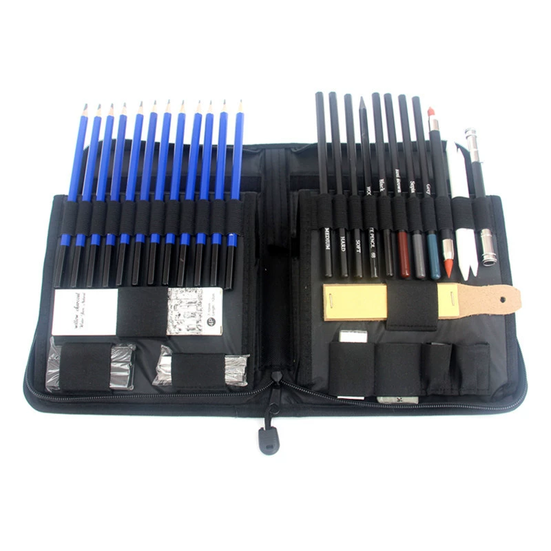 Pencil, art set, (Cross-border trading), 40 pieces