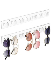 亚克力墨镜收纳盒壁挂式可收纳多副眼镜展示架创意7格太阳镜支架