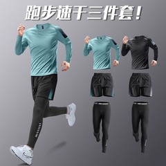 健身衣服男运动套装跑步速干衣春季新款户外晨跑体育训练专业装备