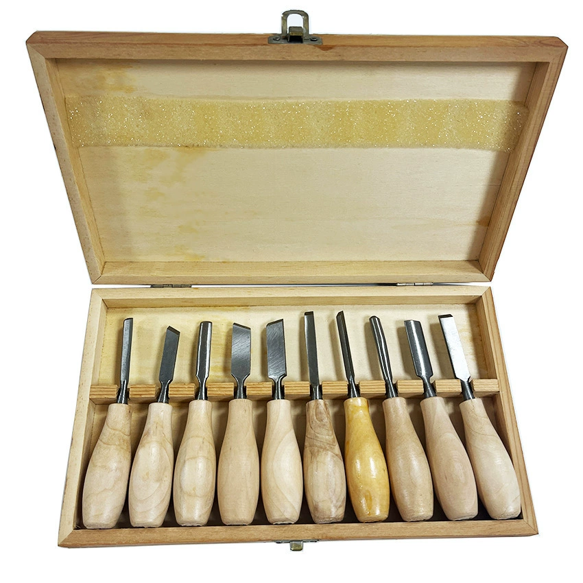 Carved carpentry, set, 10 pieces, handmade