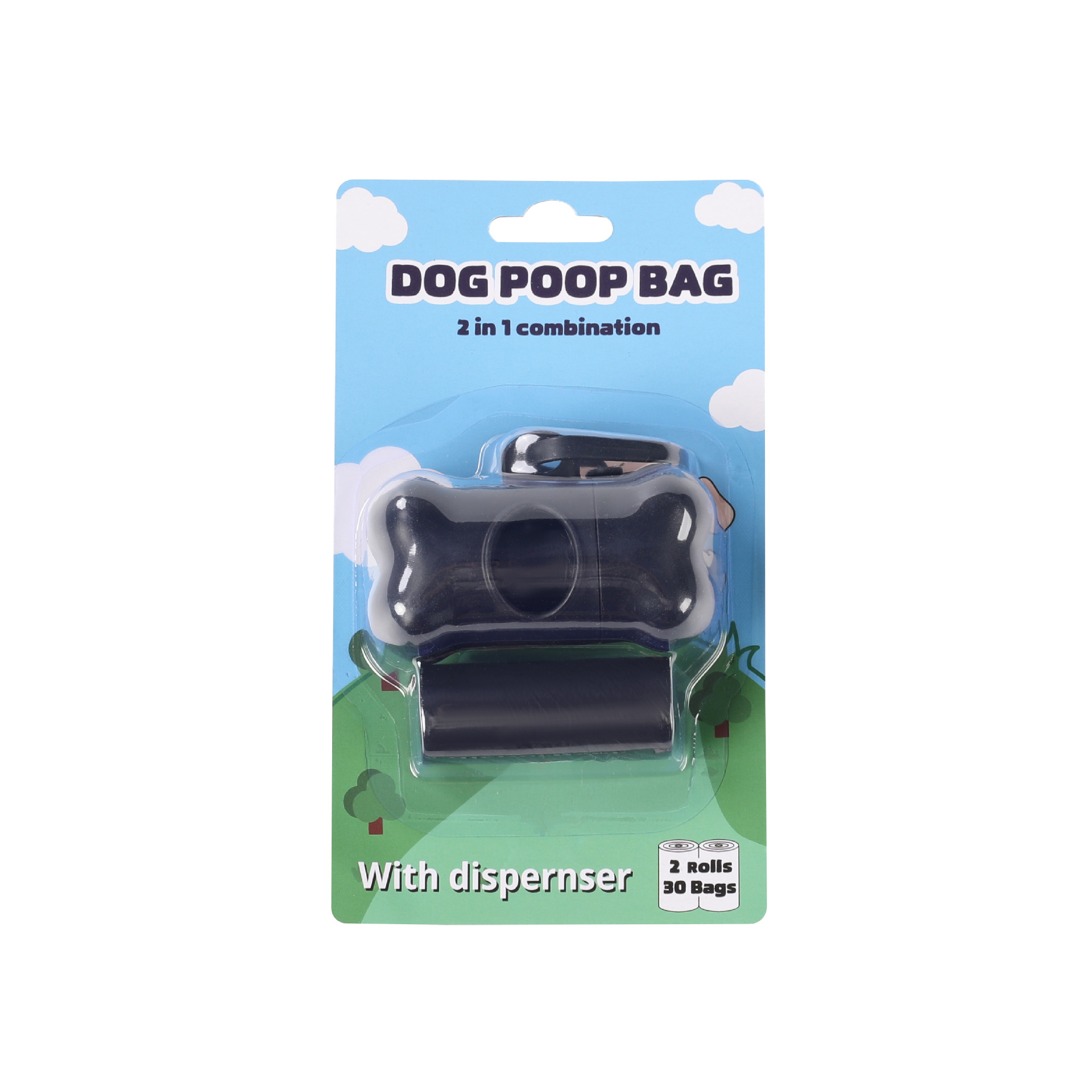 Transfronterizo en stock al por mayor 1,5 Bolsa de basura para mascotas de seda en caja bolsa de caca EPI bolsa de caca degradable bolsa de caca