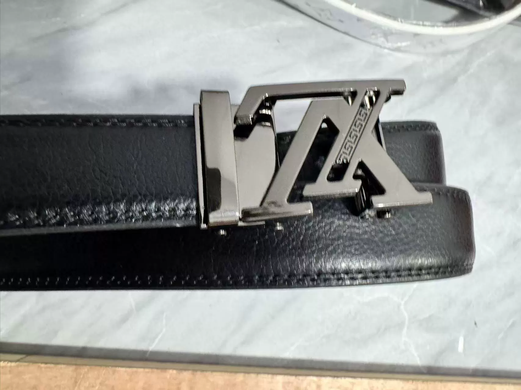Belt with letters, high-quality style