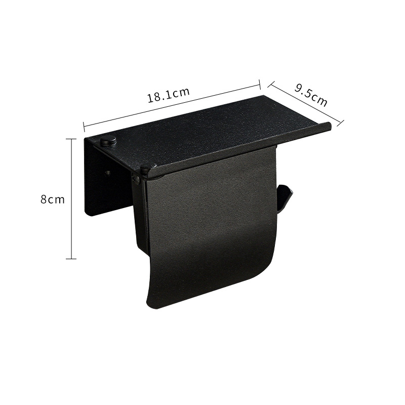 Hotel Acero inoxidable papel higiénico titular ponche-libre de almacenamiento de teléfono móvil titular de rollo de papel tisú de ingeniería titular rollo de papel higiénico